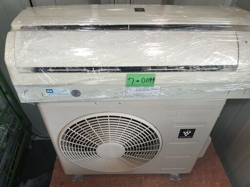 ワ0044 SHARP2015年式2.2kw6畳適用35000円＠標準工事込み大阪市内価格