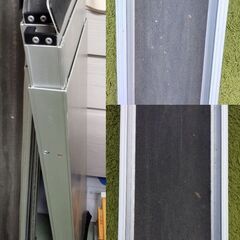 株式会社 イーストアイ ワイドスライドスロープ 2ⅿ 2本セット コンパクト収納 アルミ製 介護 車いす用　/UJ-0915 1F