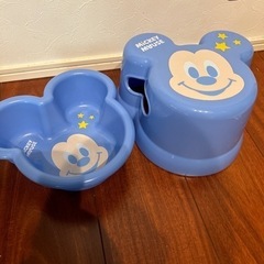 子供用品　お風呂　椅子　桶　ディズニー　ミッキー