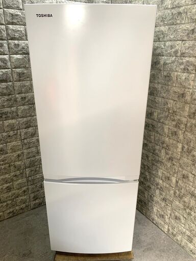 TOSHIBA 153L 冷蔵庫 単身 定番モデル 耐熱天板【地域限定配送無料】 TOSHIBA】 単身冷蔵庫（2022年製153リットル）