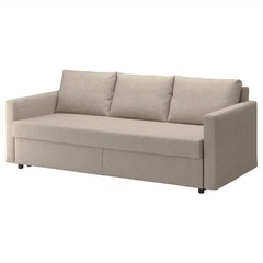 美品　IKEA フリーヘーテン　3シーターソファベッド