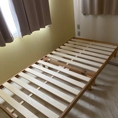 家具 ベッド シングルベッド　　ベルメゾン　
5分で組み立てられ...