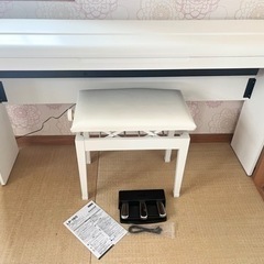決まりました⭐︎KORG コルグ 電子ピアノ LP180WH 椅子付き