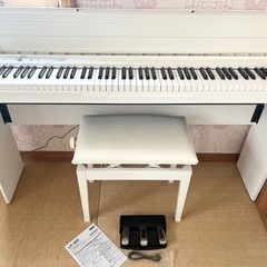 決まりました⭐︎KORG コルグ 電子ピアノ LP180WH 椅子付き