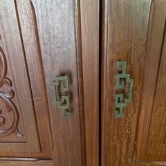 洋服タンス　高島屋の中国家具展で購入　クローゼット　ワードローブ唐木家具