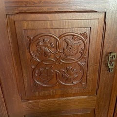 洋服タンス　高島屋の中国家具展で購入　クローゼット　ワードローブ唐木家具