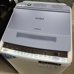 J4760 HITACHI ヒタチ 7.0kg洗濯機 BW-V70C 2019年製 動作確認 