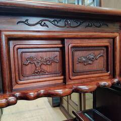 商談中！【愛品倶楽部柏店】 唐木 花梨材 飾り棚 