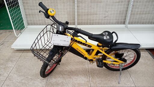 ★ジモティ割あり★  自転車 16インチ 黄色 クリーニング済み TJ5949
