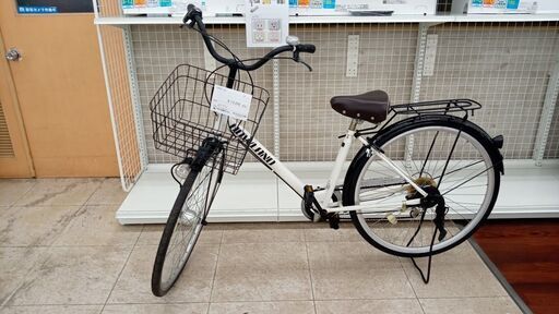 ★ジモティ割あり★  自転車 27インチ 白 クリーニング済み TJ5955