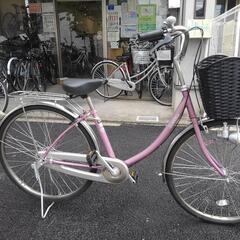 中古自転車３０５６　日本製　２６インチ　ギヤなし　ダイナモライト...