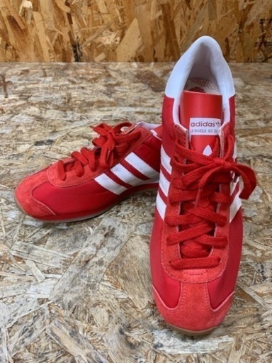 (6289) adidas LA MARQUE AUX3 BANDES アディダス 27cm 新品 未使用 スニーカー 赤