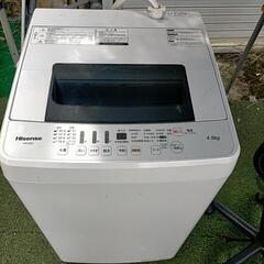 家電 生活家電 洗濯機HISENSE4.5キロ