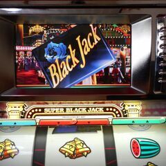 パチスロ実機  4号機 NET スーパーブラックジャック 不要機 家庭用100V 台キー 設定キー パチスロ実機 4号機 NET スーパーブラックジャック コイン不要機 家庭