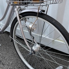 【都内/千葉市引取】ママチャリ 26インチ 鍵/オートライト付 都内/千葉市引取】ママチャリ 26インチ自転車 鍵/オートライト付き
