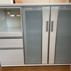 【送料込み】ニトリ食器棚120cm 上下セット／ポスティア 楽天市場】[幅120cm] サイドボード (ポスティア120) ニトリ