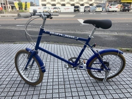 ミニベロ】20インチ 外装6段変速 チェーン、サドル新品❗️若林自転車