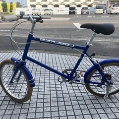 【ミニベロ】20インチ　外装6段変速　チェーン、サドル新品❗️若林自転車　膳所店　SALE中❗️