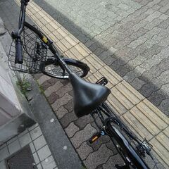 美品☆LANDSCAPE[ランドスケープ]20吋 折り畳み自転車 外装6段/LEDオート/ブラック