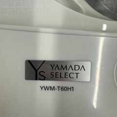 ジモティ来店特価!!　洗濯機　ヤマダ　YWM-T60H1　2023　　J-0552