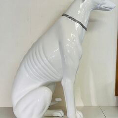 特大 AHURA アウラ 犬 高さ84㎝ ホワイト アニマル 置物 インテリア 世界を魅了贅沢なオブジェ イタリア陶磁器「ENH」 特大 AHURA アウラ 犬 高さ84㎝ ホワイト アニマル 置物 インテリア