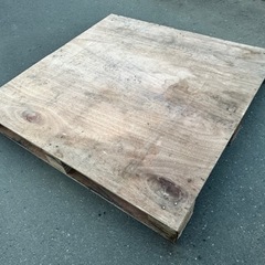 【美浦村】木製パレット0.9 x 0.9m 1枚　コンパネ…