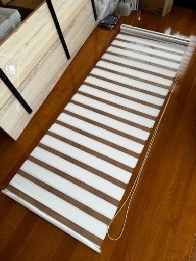 【2個セット】ニトリ　調光ロールスクリーン　コンビ　ホワイト　白　Nitori 3WH 80×220cm