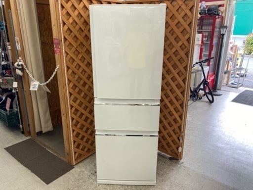 【愛品館江戸川店】保証充実 三菱 2019年製 330L 3ドア冷凍冷蔵庫 MR-CX33D-W