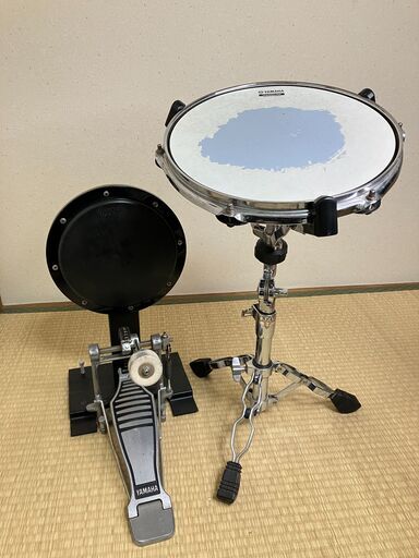 YAMAHA　トレーニングパッド　スネア・バスドラセット