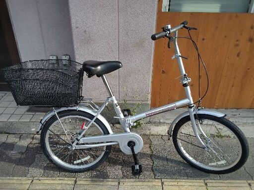 美品☆[ENDO SHIOJI] YES WE CAN 20吋折り畳み自転車 シングル/シルバー