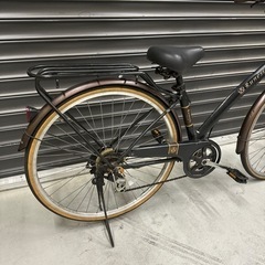 自転車27インチ　オートライト6段変速