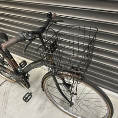 自転車27インチ　オートライト6段変速