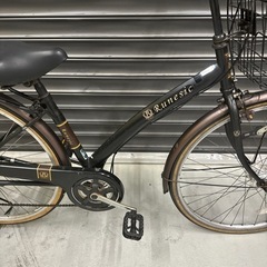 自転車27インチ　オートライト6段変速