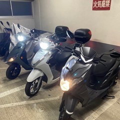 あと払い可能！新宿駅前　マンスリーレンタルバイク　フードデリバリー仕様　消耗品交換無料の画像