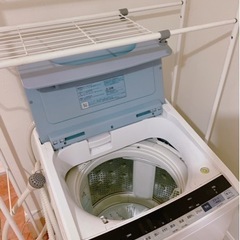 【中古】日立 洗濯機 7kg 洗濯機上の棚