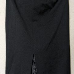 スリットロングタイトスカート サイズ L 丈83　ブラック