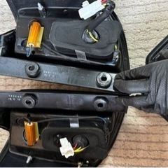 コーリンプロジェクト　シャークテール　20ヴェルファイア アルファード　クローム/スモーク　美品