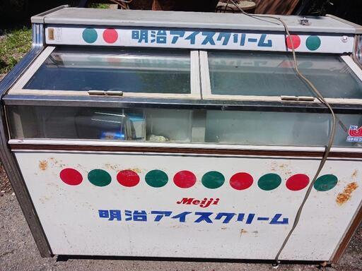 業務用冷蔵庫 明治アイスクリーム ジャンク