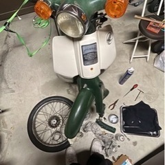 スーパーカブ50 aa01 78ccボアアップ 強化クラッチ 純正加工マフラー