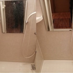 浴室の頑固な鏡の鱗を取ります‼︎
