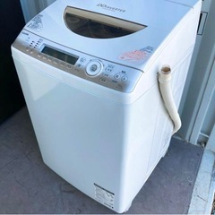 高性能熱乾燥付！東芝おしゃれインテリア洗濯機！大容量10kg