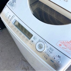 高性能熱乾燥付！東芝おしゃれインテリア洗濯機！大容量10kg