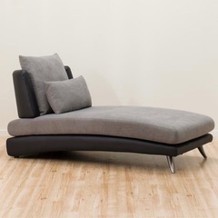 布張りカウチソファ(ポーション2KD GY) 