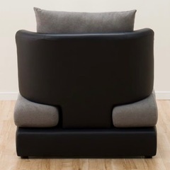 布張りカウチソファ(ポーション2KD GY) 