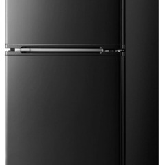 冷蔵庫 90L 2ドア 右開き ブラック RCT90BL(E) 耐熱天板