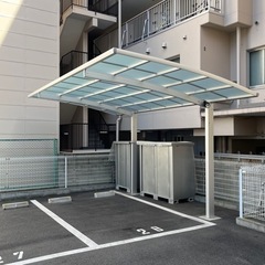【直接引き取りのみ】大阪市内　カーポート ハイルーフ対応　１台用駐車場 アーチ屋根 DIY 別荘 改装 リノベーションに