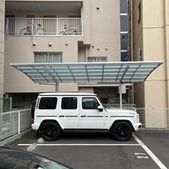 【直接引き取りのみ】大阪市内　カーポート ハイルーフ対応　１台用駐車場 アーチ屋根 DIY 別荘 改装 リノベーションに