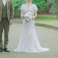 ソフトマーメイドドレス、ウェディングドレス、前撮り、dress chocolat