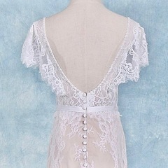 ソフトマーメイドドレス、ウェディングドレス、前撮り、dress chocolat