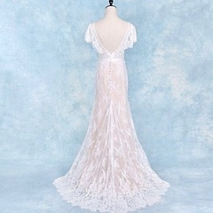 ソフトマーメイドドレス、ウェディングドレス、前撮り、dress chocolat